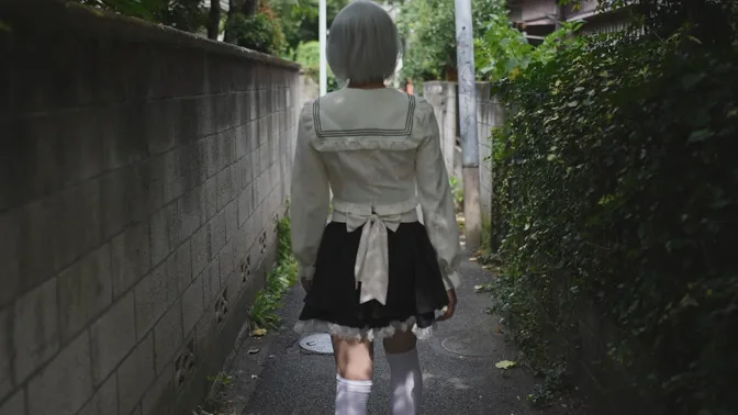 夏のフェチセックス発情デート 私服の下レオタードにくっきり勃起痕最小モザイク巨根先濡れバレバレ サンプル