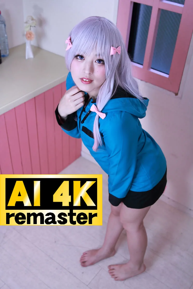 【AI 4Kリマスター版】ちびとり姫　エロマ○ガ先生紗○ちゃんのコスで超エロSEX【放尿でスタート】綺麗な唇もお尻もおっぱいも全部頂きます【当然オチ○チンも】 サンプル