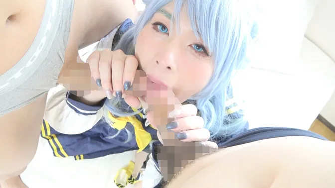 Ｗデカチ♂ポにときめく３Ｐセックス ザーメン大好き美チン美アナちゃん サンプル