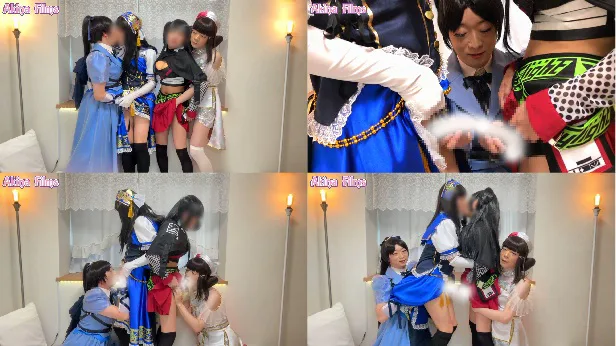 異次元オフパコ アイドル〇スター＆ラ〇ライブ喘ぎ合戦 サンプル