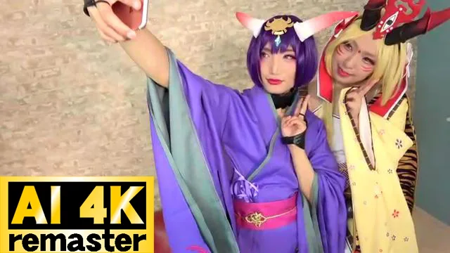 【AI 4Kリマスター版】咲ちゃん小町ちゃんFG○百合童子！夢の酒呑○子+茨城童○エッチ！ サンプル